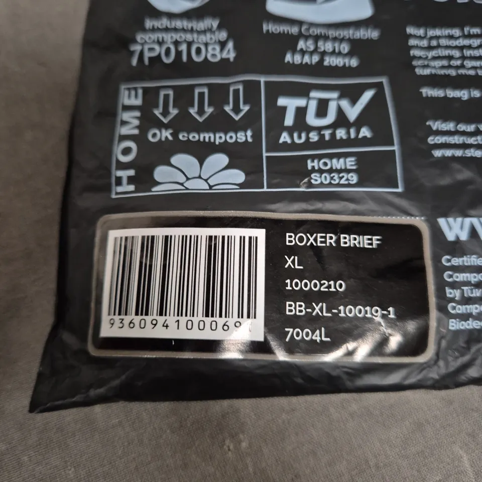 STEP ONE BOXER BRIEFS – XL MEN’S UNDERWEAR (BLACK PACKAGING)