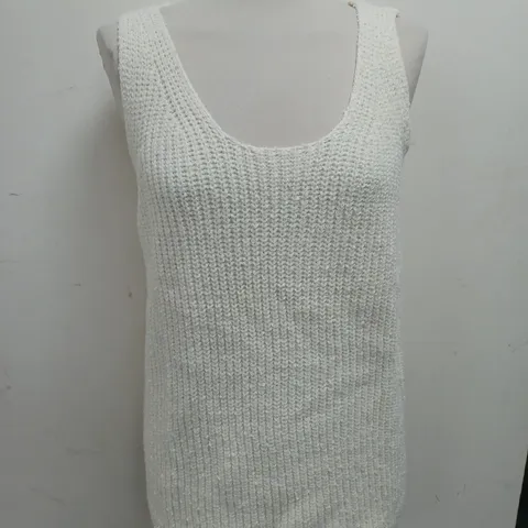 PLT MATERNITY CREAM OVERSIZED KNITTED KNITTED VEST - UK SIZE 8
