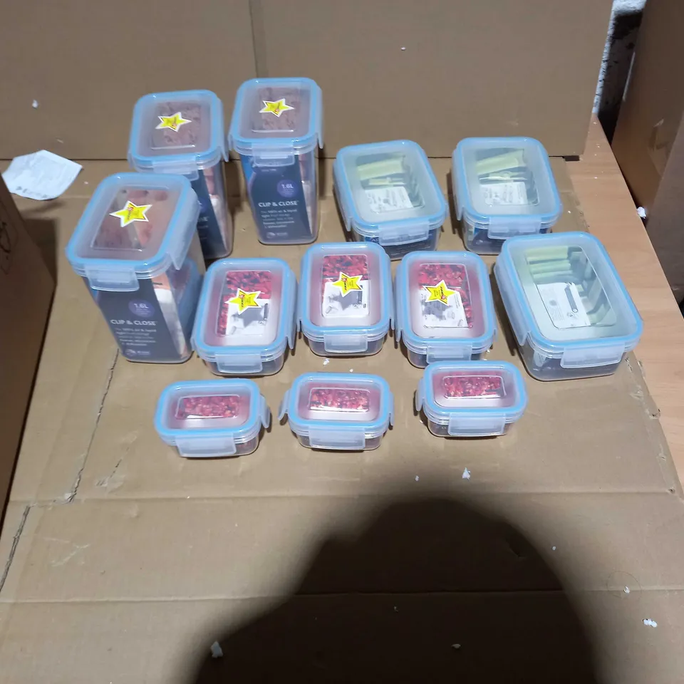 ADDIS CLIP CLOSE FOOD STORAGE CONTAINER SET VARIOUS SIZES RRP £39.99