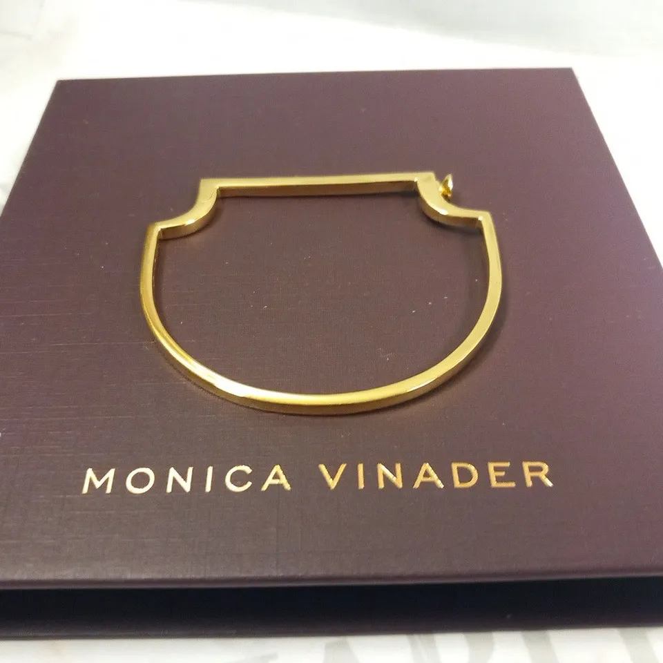 BOXED MONICA VINADER GOLD BRACELET