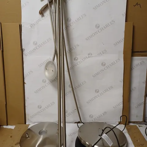 JOHN LEWIS LEVITY SATIN NICKEL LED FLOOR LAMP