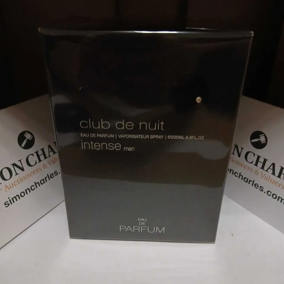 BOXED AND SEALED CLUB DE NUIT EAU DE PARFUM INTENSE MAN 200ML