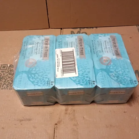 FEVER-TREE MEDITERRANEAN TONIC WATER 150ML – 24 CANS (3 X 8-PACK)