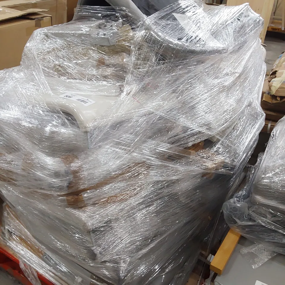 PALLET OF ASSORTED DINING CHAIR PARTS
