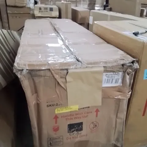 BOXED 120CM WIDE WOODEN TV STAND FOR TV'S UP TO 50" 2 DOOR CABINET 