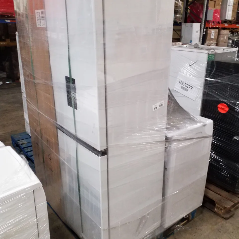 PALLET OF APPROXIMATELY 4 UNPROCESSED RAW RETURN WHITE GOODS TO INCLUDE