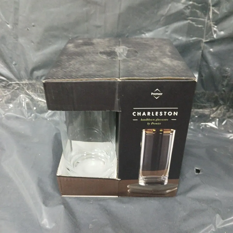 PREMIER CHARLESTON 4 X 475ML GLASSES - COLLECTION ONLY 