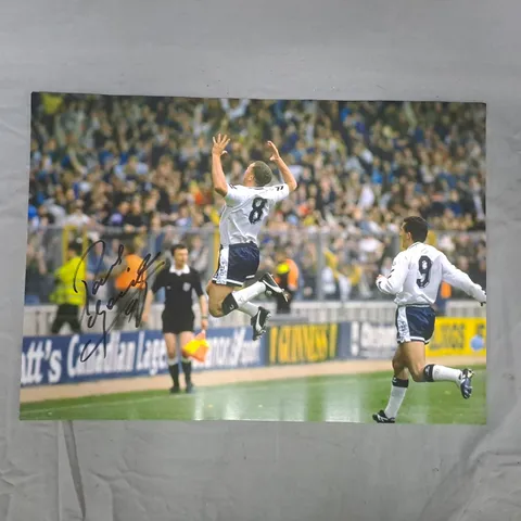 SIGNED FOOTBALL PHOTOGRAPH PRINT – PAUL GASCOIGNE