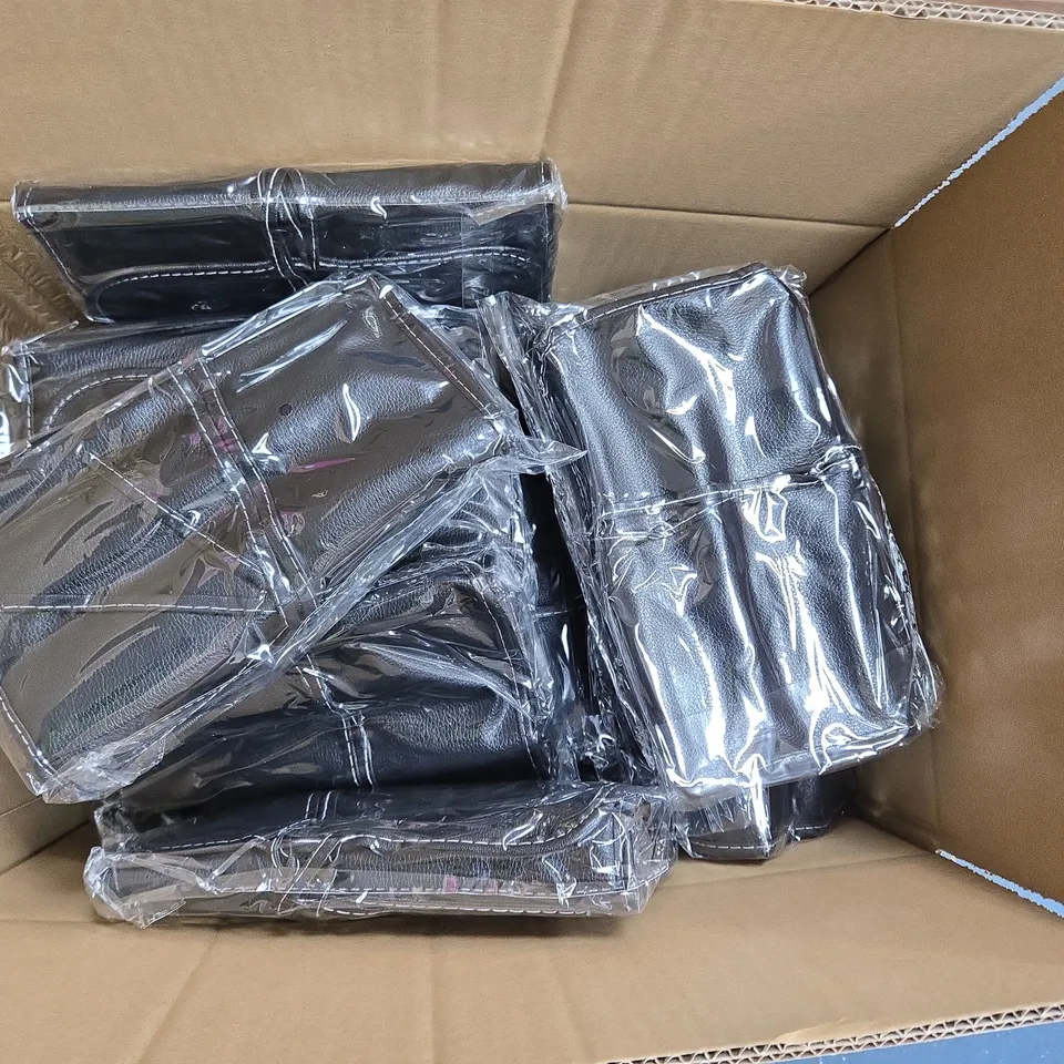 APPROXIMATELY 20 24-PIECE MAKE-UP BRUSH SET IN BLACK ROLL CASE