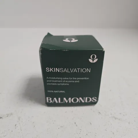 BOXED SKINSALVATION BALMONDS MOISTURISING SALVE FOR ECZEMA & PSORIASIS – 100% NATURAL (120ML)