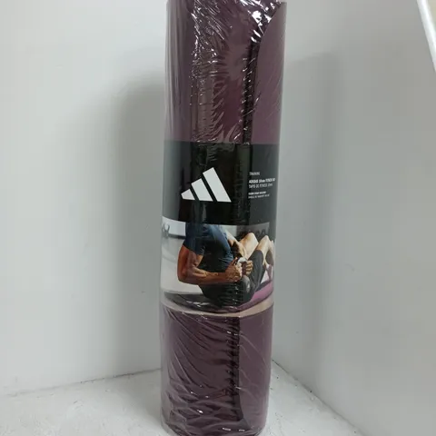 ADIDAS TRAINING 10MM FITNESS MAT PURPLE - COLLECTION ONLY