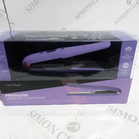 BOXED REVMP PROGLOSS LIBERATE CORDLESS COMPACT STRAIGHTENER 