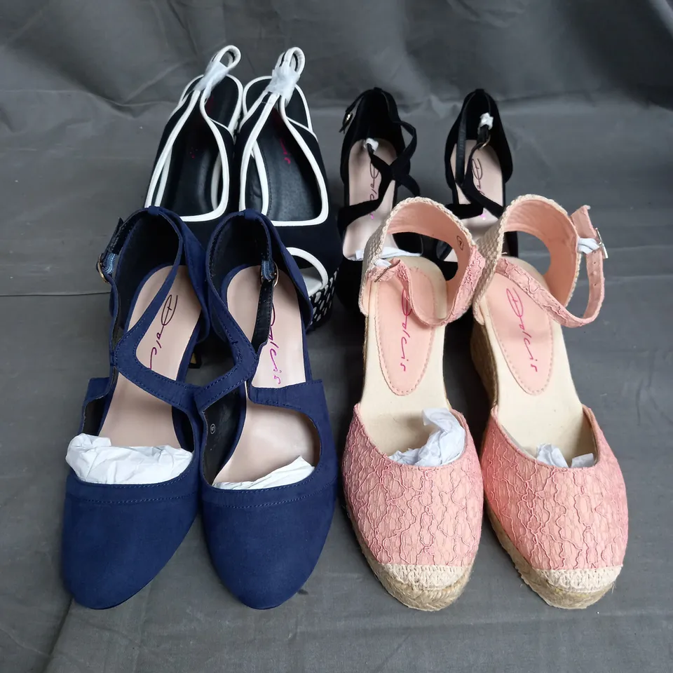 BOX OF 10 PAIRS OF ASSORTED SHOES IN VARIOUS STYLES, COLOURS AND SIZES