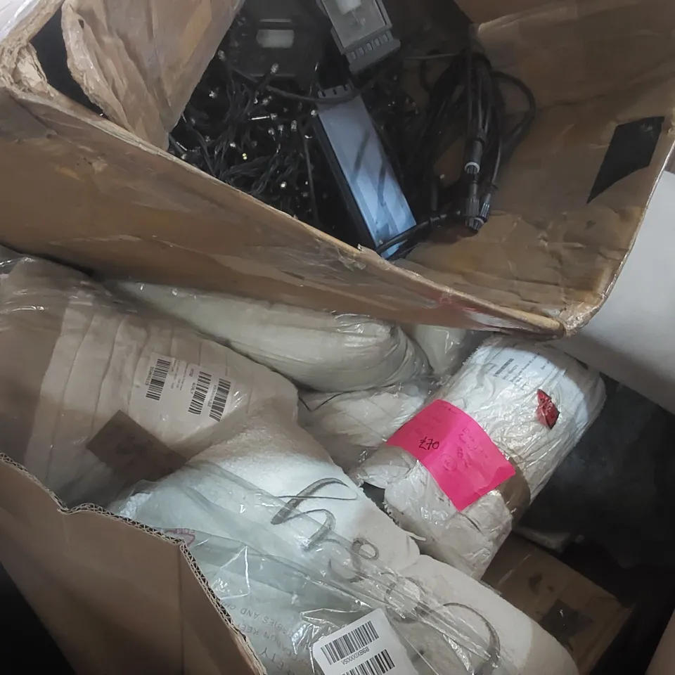 PALLET CONTAINING A LARGE QUANTITY OF ASSORTED HOMEWARE PRODUCTS INCLUDING TOWELS, CUSHIONS ECT