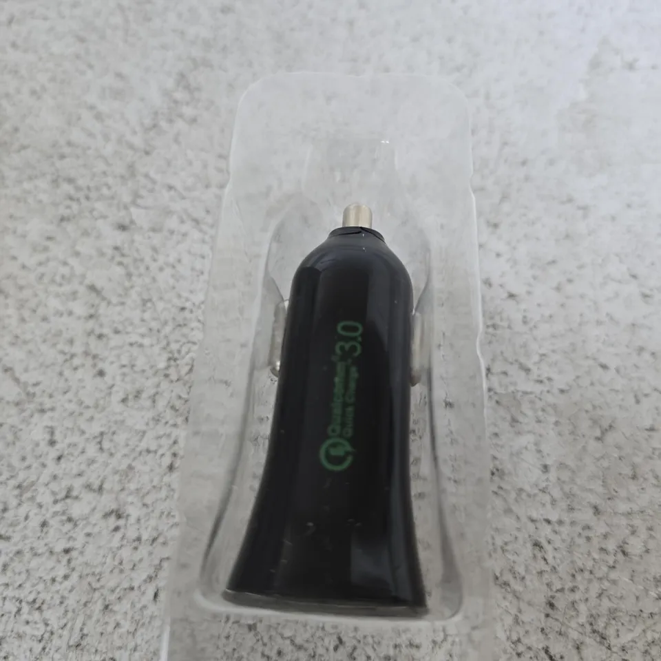 BOX OF APPROXIMATELY 100 X USB IN-CAR CHARGER – 1 PORT FAST CHARGE (QC 3.0)