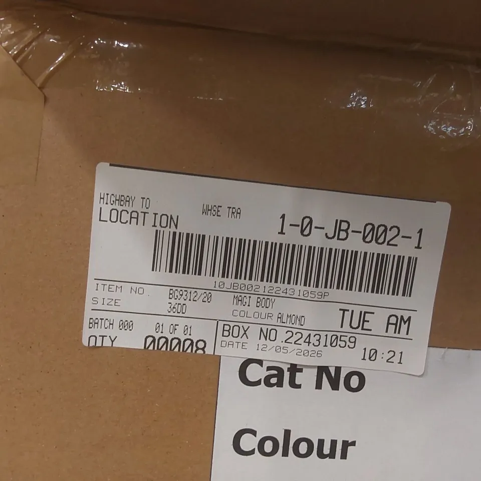 BOX CONTAINING APPROXIMATELY 8x BRAND NEW MAGISCULPT ALMOND BODYSUITS - SIZE 36DD
