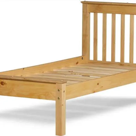 BOXED 3FT DORSET BED FRAME - WAXED (2 BOXES)