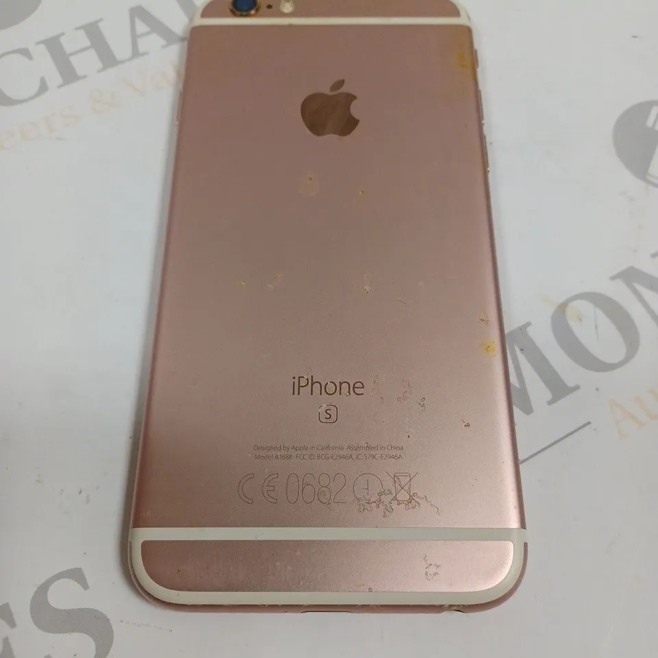 UNBOXED APPLE IPHONE S IN ROSE GOLD - A1688