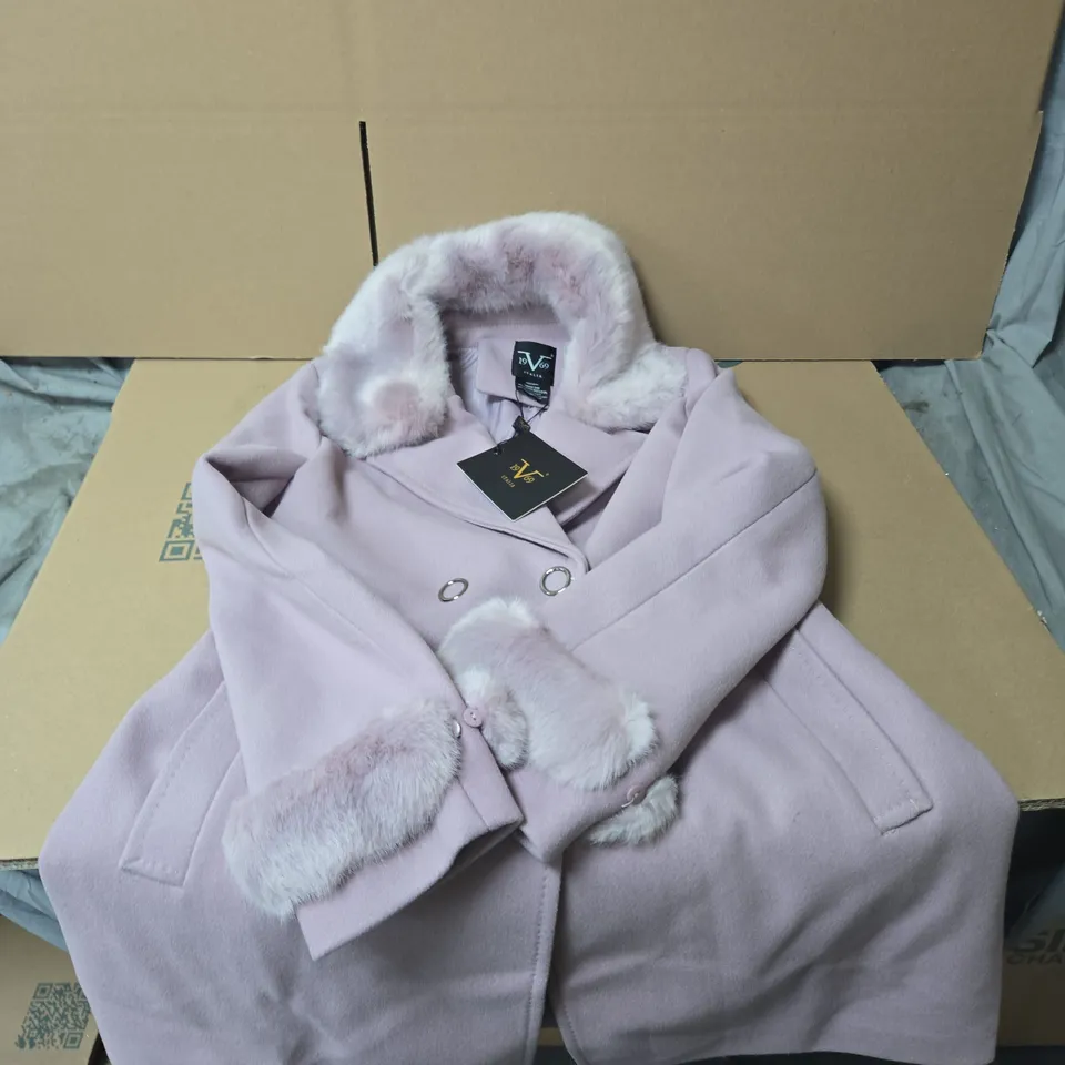 V 1969 ITALIA ROSA GLICINE COAT SMALL TAGGED                                                                