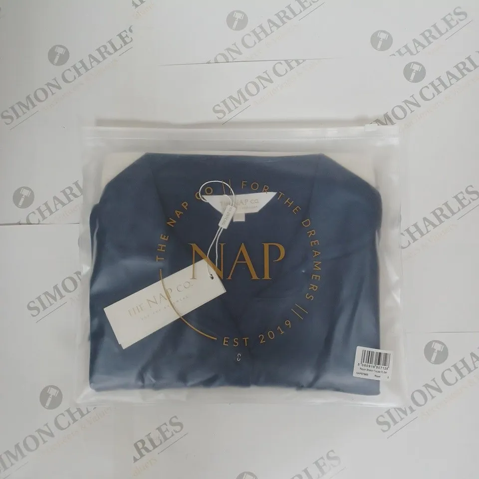 THE NAP CO RAYON STRETCH TROUSER PJ SET IN ROYAL SIZE S 