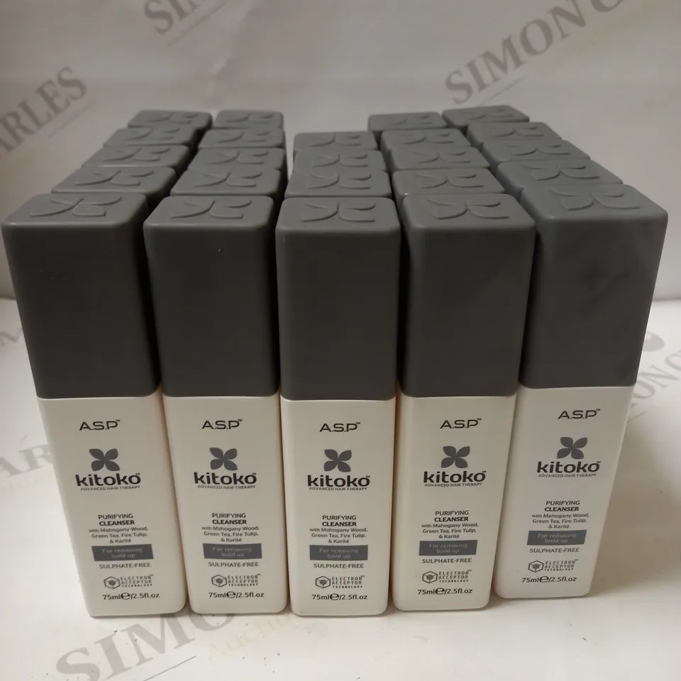 LOT OF APPROX 24 X 75ML A.S.P KITOKO PURIFYING CLEANSER