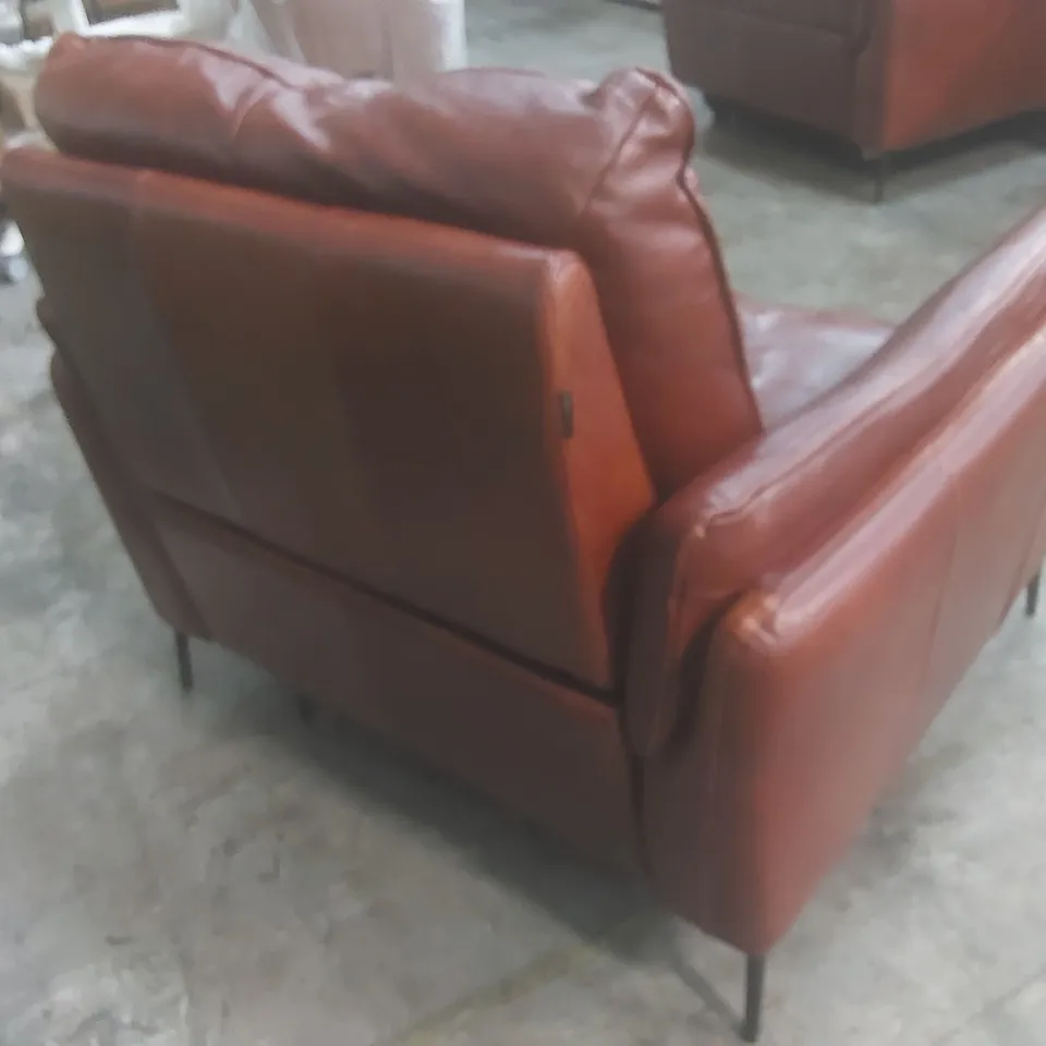 QUALITY DESIGNER ITALIAN MADE BOLZANO ELECTRIC RECLINER LEATHER UPHOLSTERED ARMCHAIR 