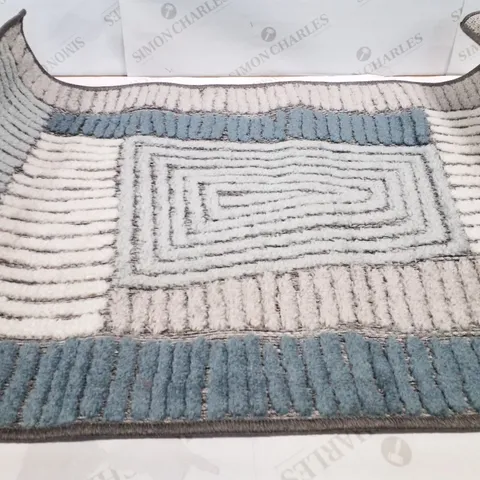 BRAND NEW PACO HOME STILO 850 RUG IN BLUE - 60×100CM