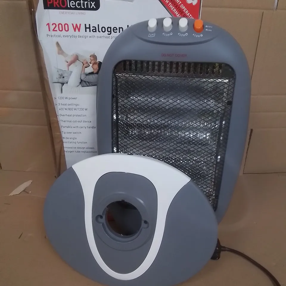 BOXED PROLECTRIX 1200W HALOGEN HEATER 