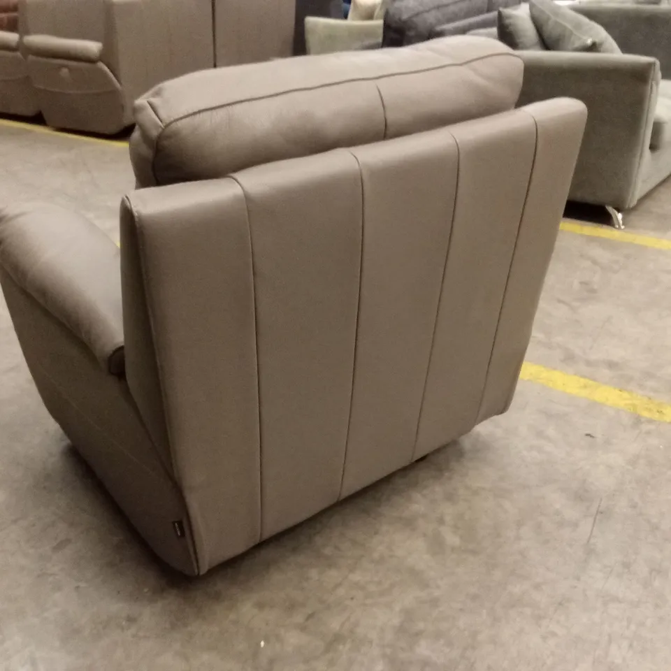 QUALITY DESIGNER ITALIAN MADE LEATHER ARMCHAIR