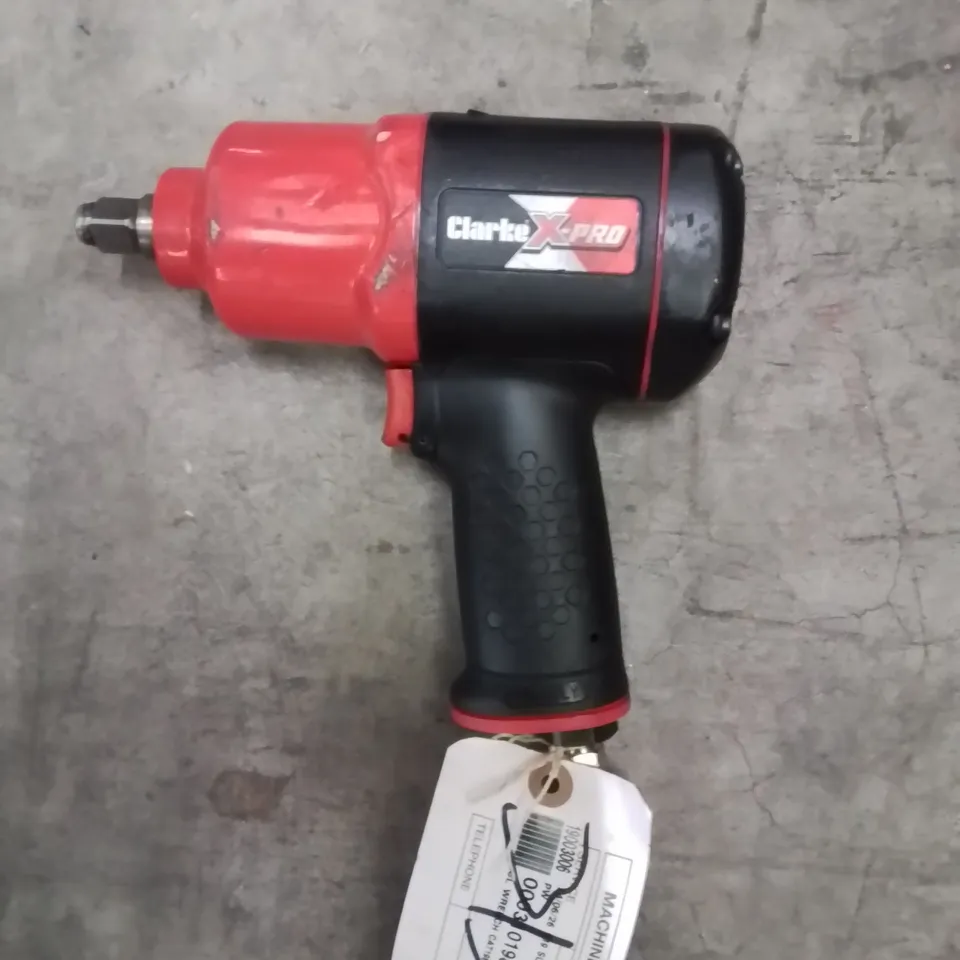 CLARKE CAT198 X-PRO ½" COMPOSITE AIR IMPACT WRENCH WITH EXTENSION BAR