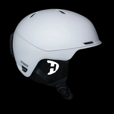 BOXED DAYTONA STEEZE SNOWBOARD HELMET - ADJUSTABLE HELMET FOR MEN, WOMEN & YOUTH - DULL CHALK WHITE FINISH SMALL