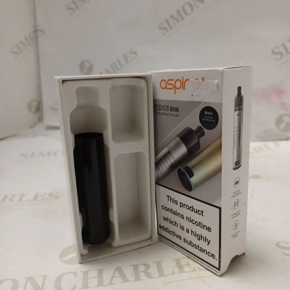 BOXED ASPRE FLEXUS STIK - BLACK. 