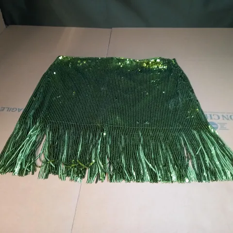 WOMENS PULL AND BEAR SEQUIN SLEEVELESS SHIRT SIZE UNSPECIFIED