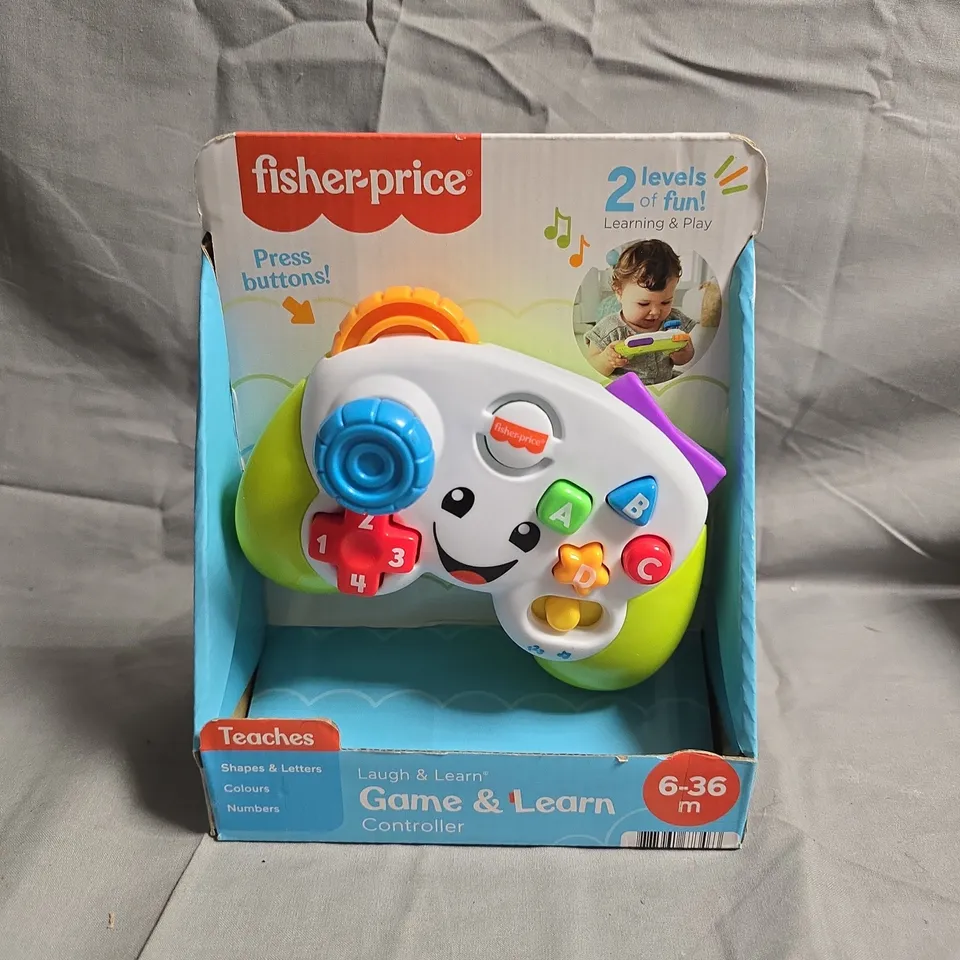 FISHER-PRICE LAUGH & LEARN GAME & LEARN CONTROLLER – BOXED TOY (6–36 MONTHS)