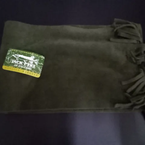 JACK PYKE OF ENGLAND GREEN FLEECE SCARF