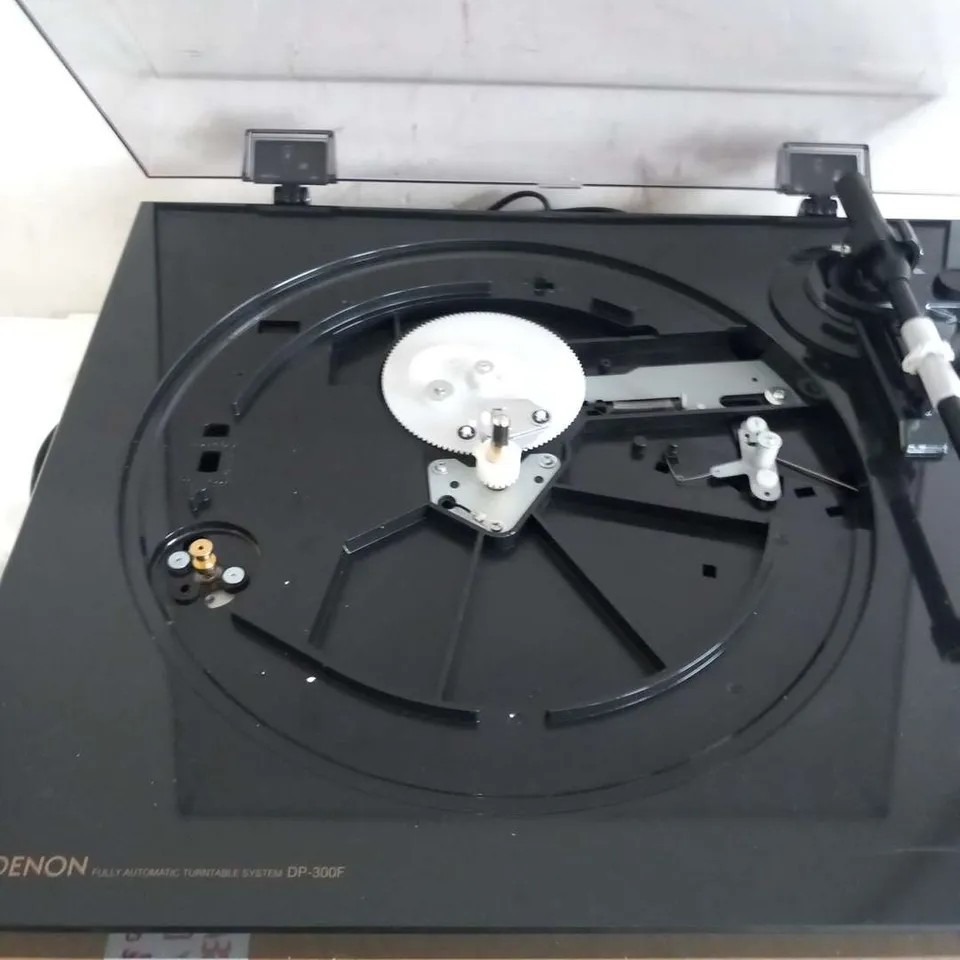 DENON DP300 BLACK RSEXC HIFI TURNTABLE