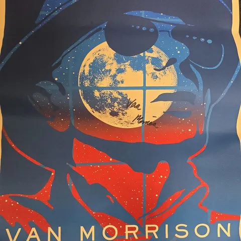 VAN MORRISON SIGNED 2015 TEENAGE CANCER TRUST POSTER – ROYAL ALBERT HALL (44/100)