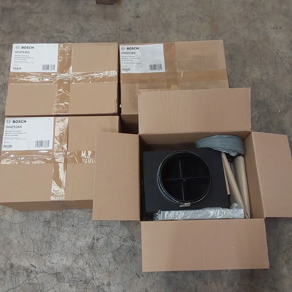 4x BRAND NEW BOSCH DHZ5365 STANDARD RECIRCULATION KITS (4 BOXES)
