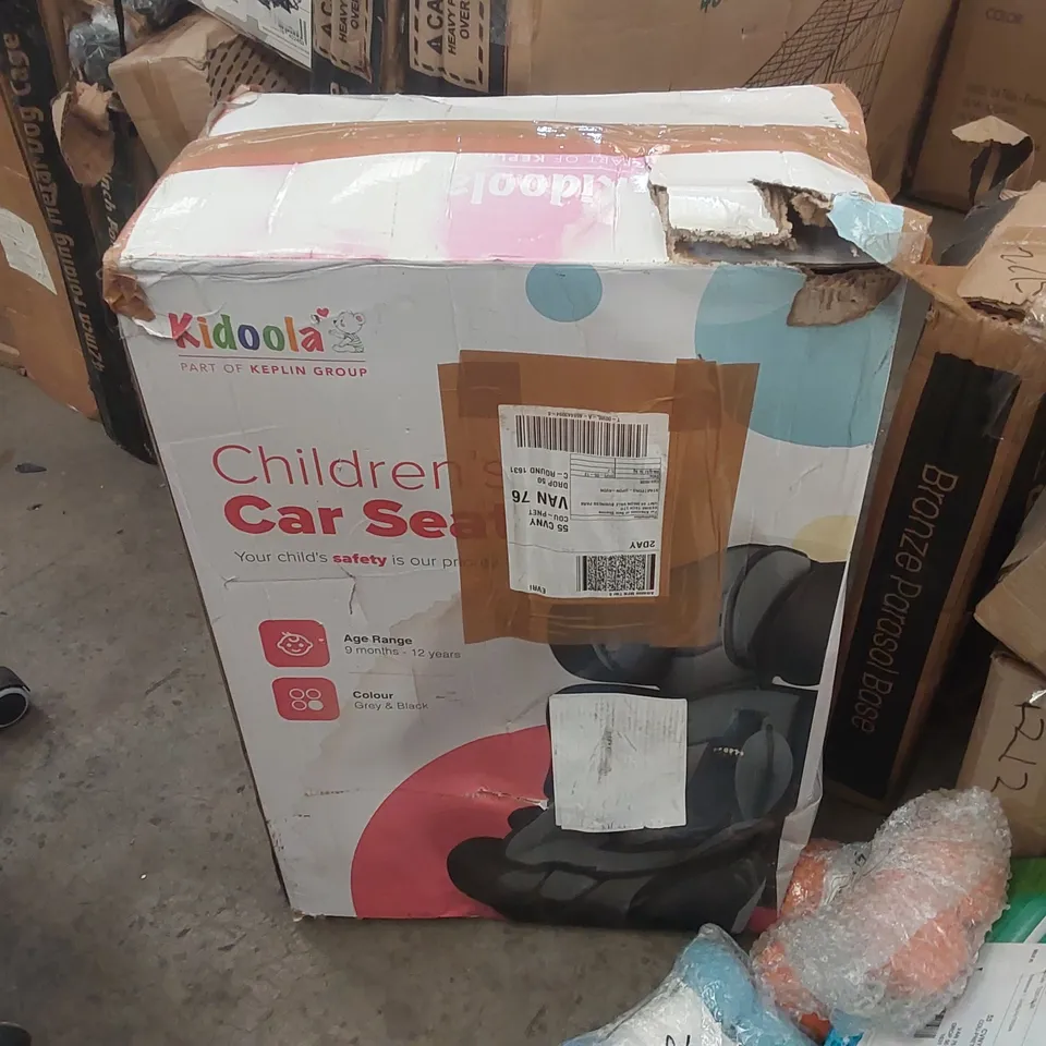 BOXED KIDOOLA CHILDREN'S CAR SEAT