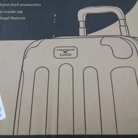BOXED LIGHTWEIGHT TRAVEL LUGGAGE SUITCASE (COLOURS VARY)