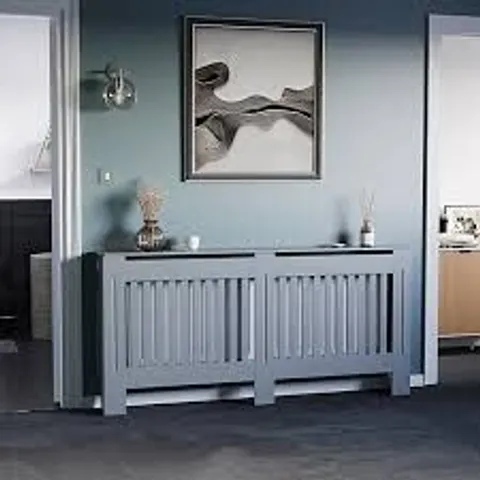 BOXED CHELSEA RADIATOR COVER, LARGE - GREY (1 BOX)