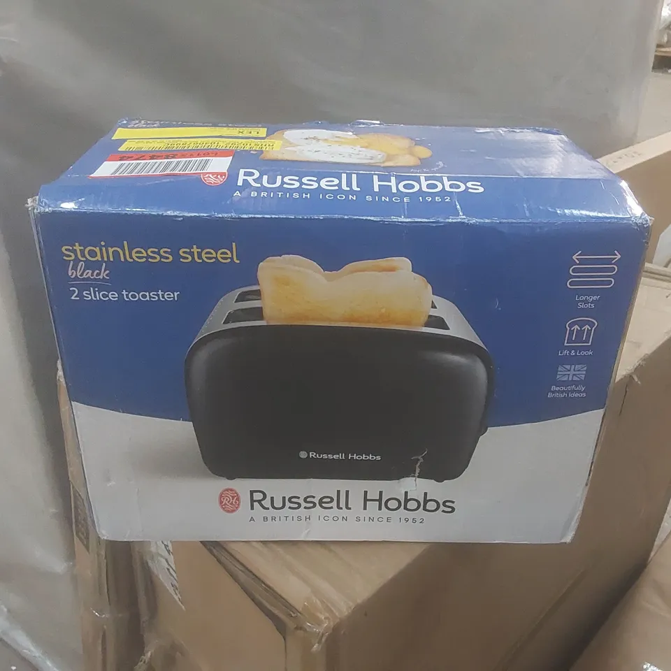 BOXED RUSSELL HOBBS 2 SLICE TOASTER 