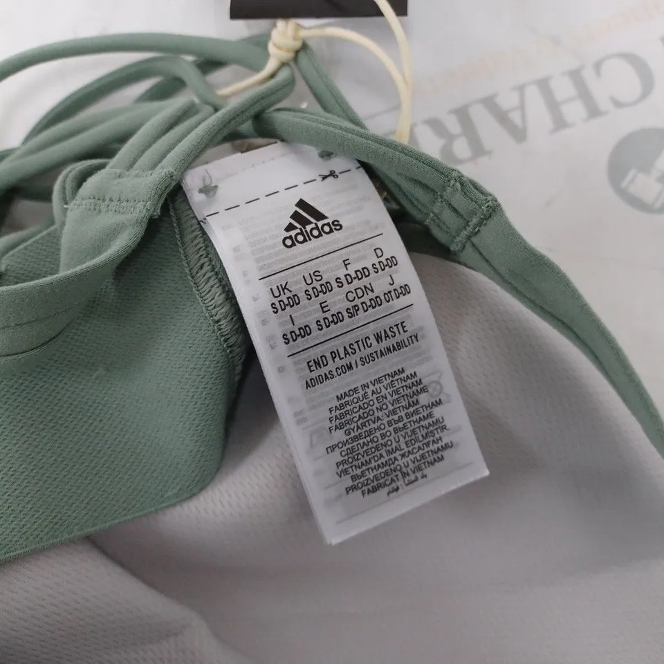 ADIDAS GREEN LOGO SPORTS BRA- SDD