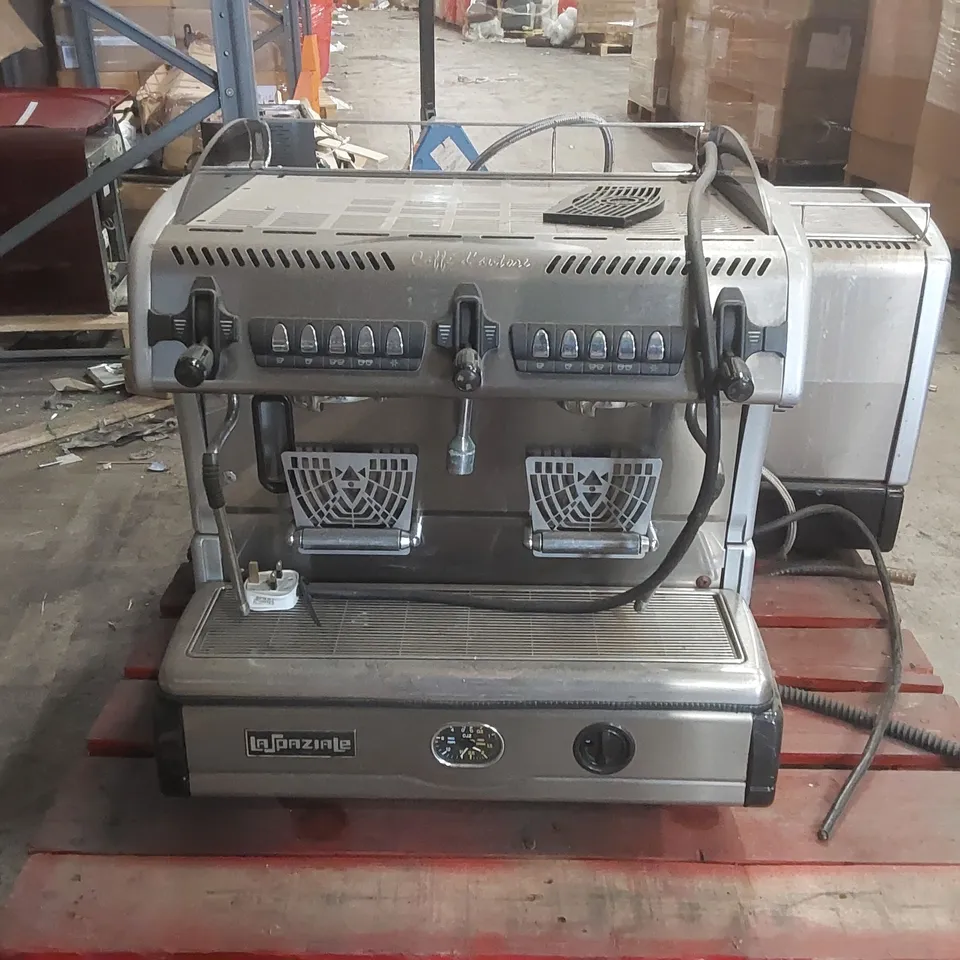 LA SPAZIALE CAFFE D'AUTONE COMMERCIAL 2 GROUP COFFEE MACHINE