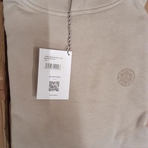 BRAND NEW BRASS MONKEY HOODIES - CLAY SIZE L APPROXIMATELY 6