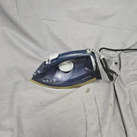 BREVILLE STEAM IRON – BLUE WITH GOLD SOLEPLATE, CORDED