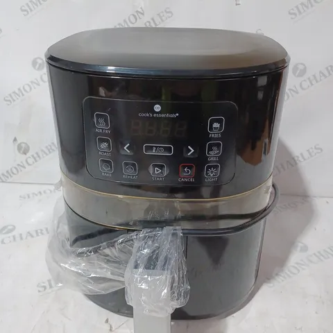 COOK'S ESSENTIALS AIR FRYER - BLACK