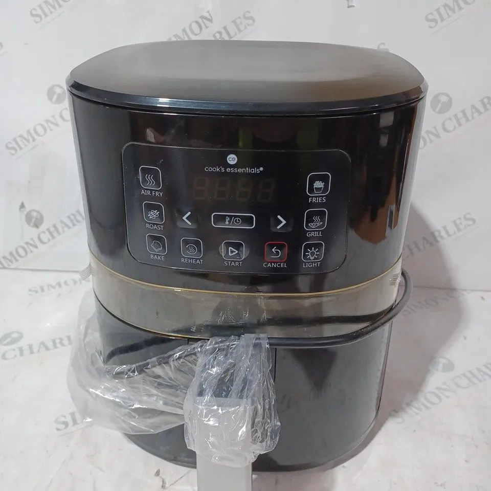 COOK'S ESSENTIALS AIR FRYER - BLACK