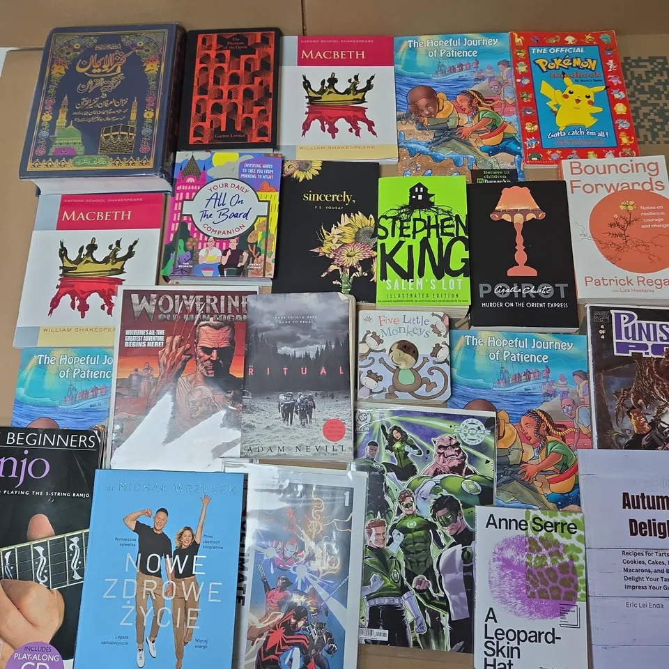 LARGE QUANTITY OF ASSORTED FICTION & NON-FICTION BOOKS TO INCLUDE WORKS FROM BENARD CORNWELL, COLLINS, DAVID COLE ETC - COLLECTION ONLY