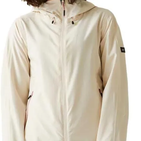 BRAND NEW REGATTA WOMENS OKARA WATERPROOF JACKET IN LIGHT VANILLA - 16